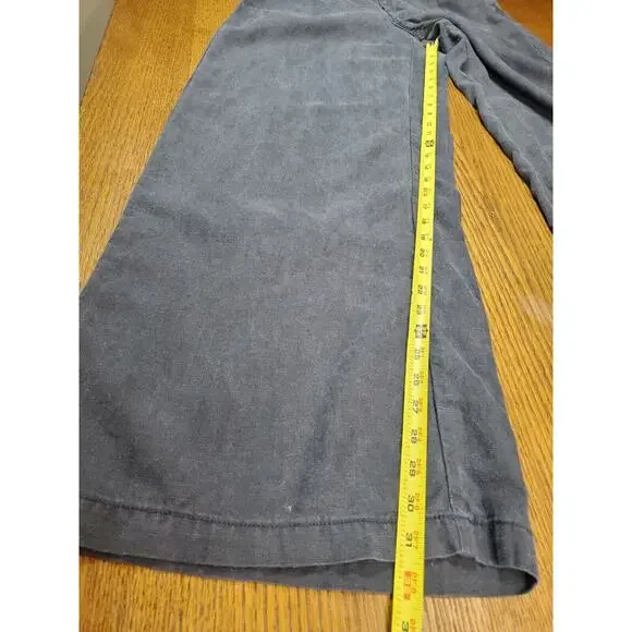 AE American Eagle Womens 8 Tall Pants High‎ Rise Trousers Pleated Wide-Leg - Picture 11 of 12